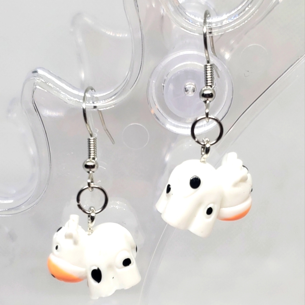 7/$10 Cow Earrings, New